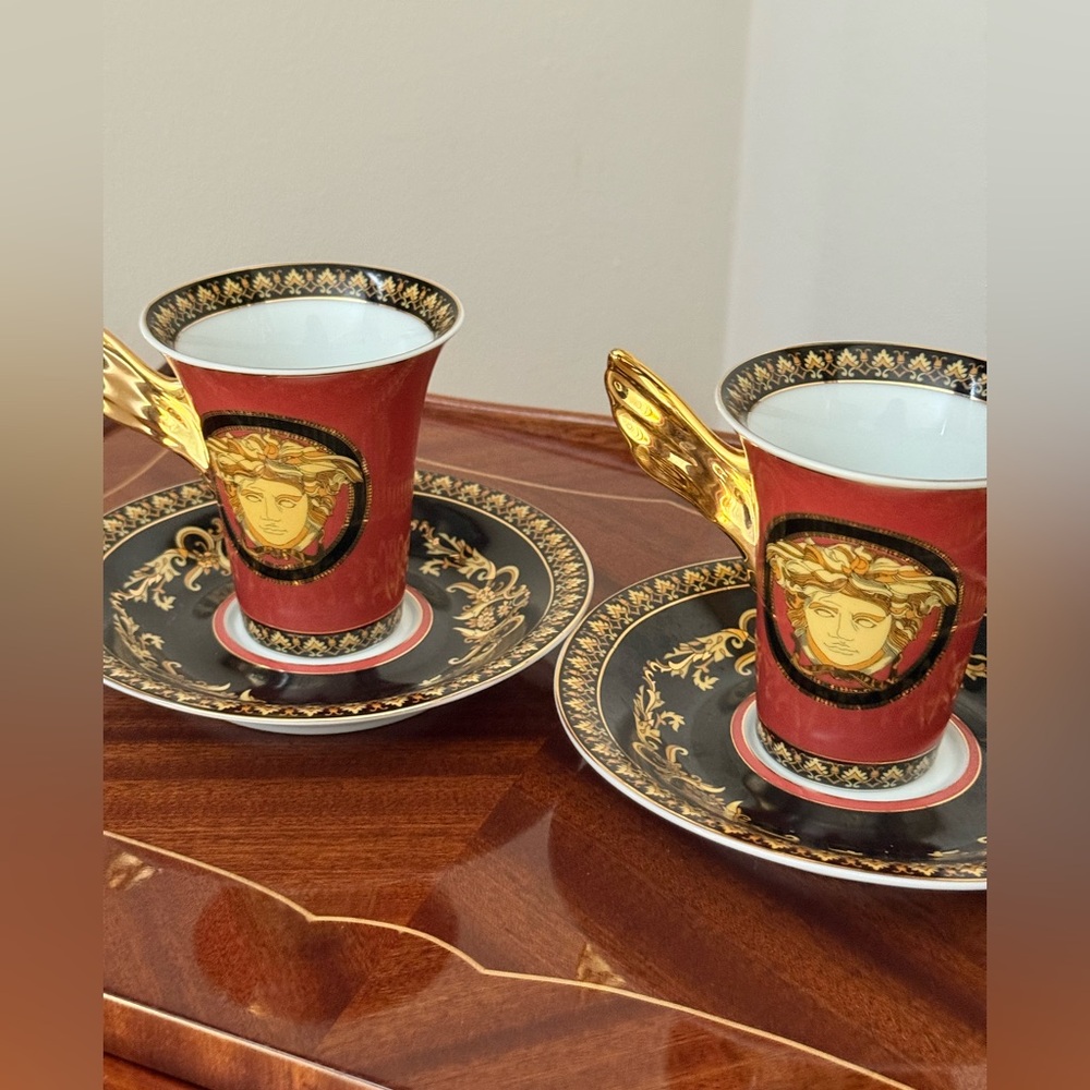 Versace Home, Medusa Coffee Cups and Saucers - Rosenthal  Versace collection - Picture 3 of 16